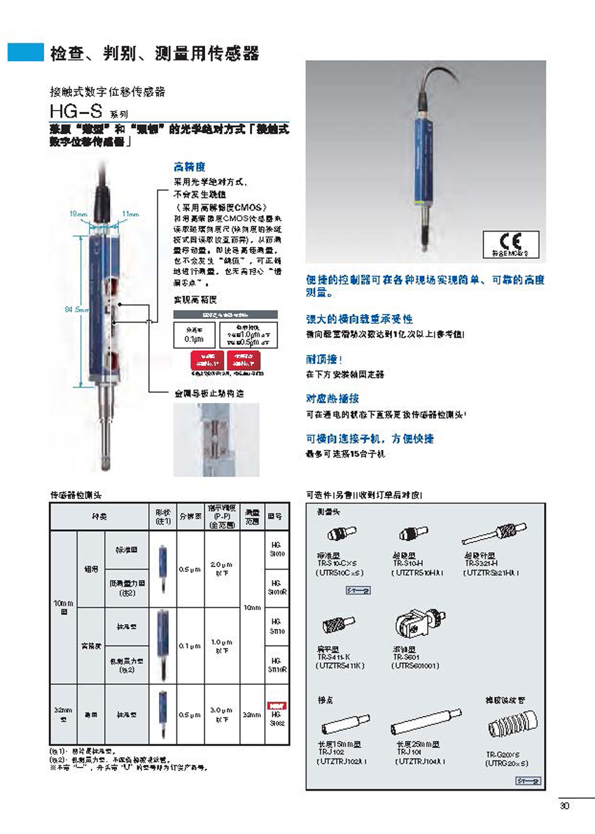 檢查判別測(cè)量用傳感器 